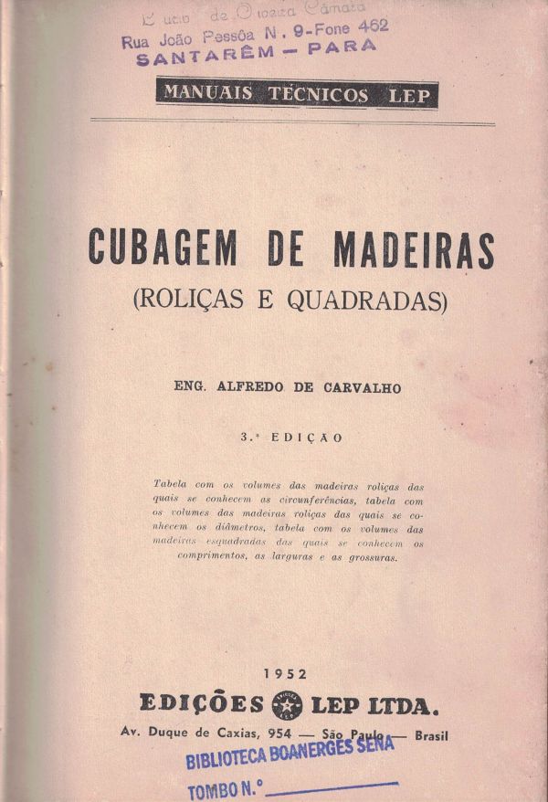 Cubagem de madeira
